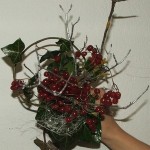 Bouquet de mariée hivernal